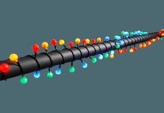 KONSTSMIDE 3696-507 LED Globelichterkette,  Schwarz,  Mehrfarbig