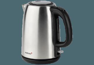 KORONA 20300 Wasserkocher Silber (2000 Watt, 1.7 Liter/Jahr)