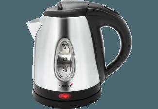 KORONA 20303 Stainless Wasserkocher Edelstahl/Schwarz (2000 Watt, 1 Liter), KORONA, 20303, Stainless, Wasserkocher, Edelstahl/Schwarz, 2000, Watt, 1, Liter,