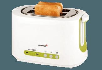 KORONA 21500 Toaster Weiß/Grün (850 Watt)