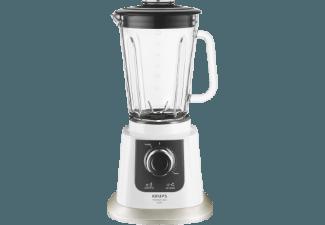 KRUPS KB5031 White Collection Standmixer Weiß/Grau/Edelstahl gebürstet (850 Watt, 1.5 Liter), KRUPS, KB5031, White, Collection, Standmixer, Weiß/Grau/Edelstahl, gebürstet, 850, Watt, 1.5, Liter,