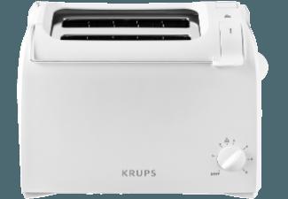 KRUPS KH 1511 Krups ProAroma Toaster Weiß (700 Watt, Schlitze: 2)