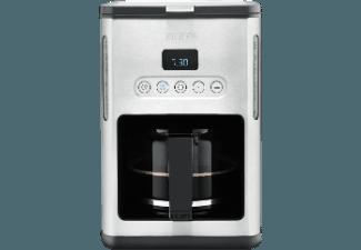 KRUPS KM442D Premium Kaffeemaschine Edelstahl/Schwarz (Glaskanne)