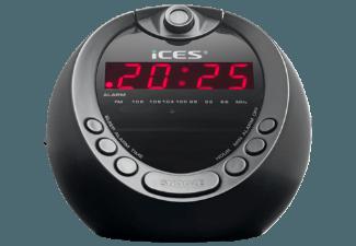 LENCO ICRP-212 Uhrenradio (UKW, UKW, Schwarz/Schwarz)