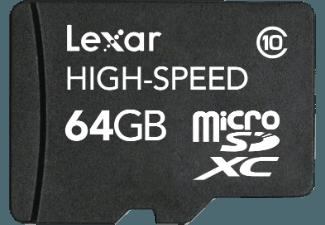 LEXAR LSDMI64GABEUC10 microSDXC 64 GB, LEXAR, LSDMI64GABEUC10, microSDXC, 64, GB