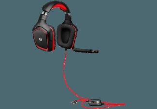 LOGITECH G230 Headset Schwarz