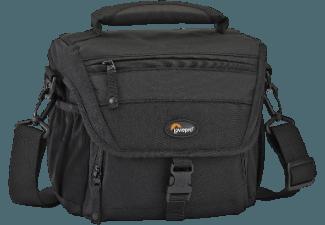 LOWEPRO LP35248 Nova 160 AW Tasche für DSLR oder Systemkamera, Objektiv, 1 zusätzliches Objektiv, 2 Speicherkarten, Blitzgerät (Farbe: Schwarz)