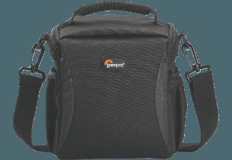 LOWEPRO LP36511 Format 140 Tasche für DSLR mit angesetztem Kit-Objektiv, 1 weiteres Objektiv, kleines Zubehör (Farbe: Schwarz)