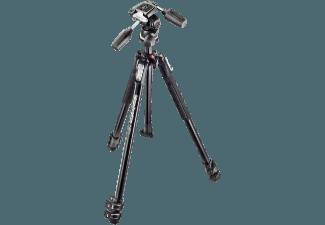 MANFROTTO MK190X3-3W 190X Dreibein Stativ, Schwarz, (Ausziehbar bis 1730 mm)