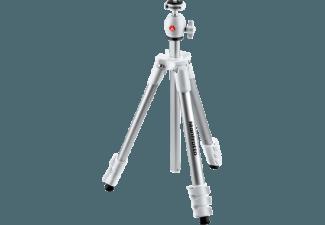 MANFROTTO MKCOMPACTLT-WH Dreibein Stativ, Weiß, (Ausziehbar bis 1310 mm), MANFROTTO, MKCOMPACTLT-WH, Dreibein, Stativ, Weiß, Ausziehbar, bis, 1310, mm,