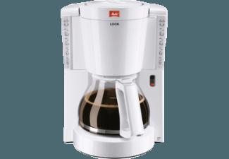 MELITTA 1011-01 Look 209842 Kaffeemaschine Weiß (Glaskanne mit Tassenskalierung)