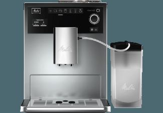 MELITTA E 970-101 Caffeo CI Espresso-/Kaffeevollautomat (Edelstahl-Kegelmahlwerk, 1.8 Liter, Silber)