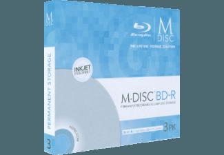 MILLENNIATA BD-R M-DISC 3er Slimcase printable Blu-ray Disc Recordable (BD-R) 3x BD-R M-Disc, MILLENNIATA, BD-R, M-DISC, 3er, Slimcase, printable, Blu-ray, Disc, Recordable, BD-R, 3x, BD-R, M-Disc
