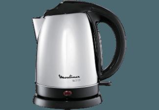 MOULINEX BY 530 F Wasserkocher Edelstahl/Schwarz (2400 Watt, 1.7 Liter)