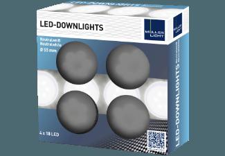 MÜLLER-LICHT 57008 4-tlg. LED Aufbauleuchte Neutralweiß