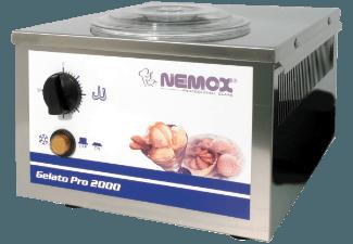 NEMOX Gelato Pro 2000 Eismaschine (200 Watt, Silber)
