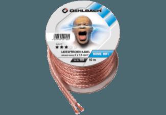 OEHLBACH Speaker Wire SP-15 1000 Lautsprecherkabel 2 x 1,5 qmm, Mini Spule 10 m