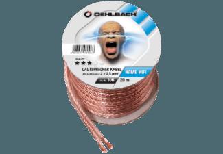 OEHLBACH Speaker Wire SP-25 2000 Lautsprecherkabel 2 x 2,5 qmm, Mini Spule 20 m