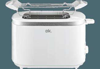 OK. OTO 402 W Toaster Weiß (750 Watt)