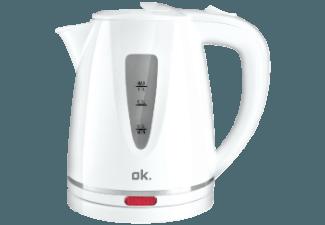 OK. OWK 402 W Wasserkocher Weiß (1200 Watt, 1 Liter), OK., OWK, 402, W, Wasserkocher, Weiß, 1200, Watt, 1, Liter,