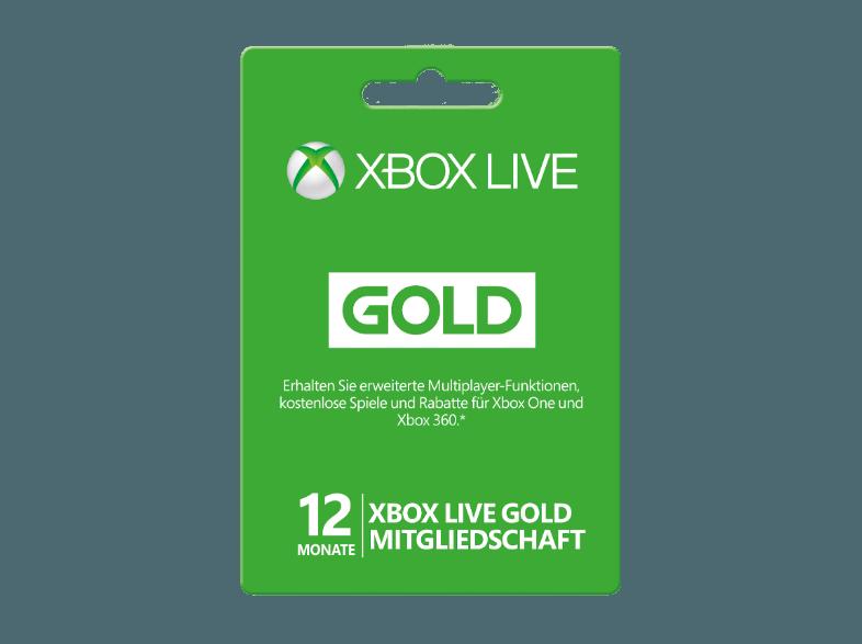 12 Monate Xbox Live Gold-Mitgliedschaft