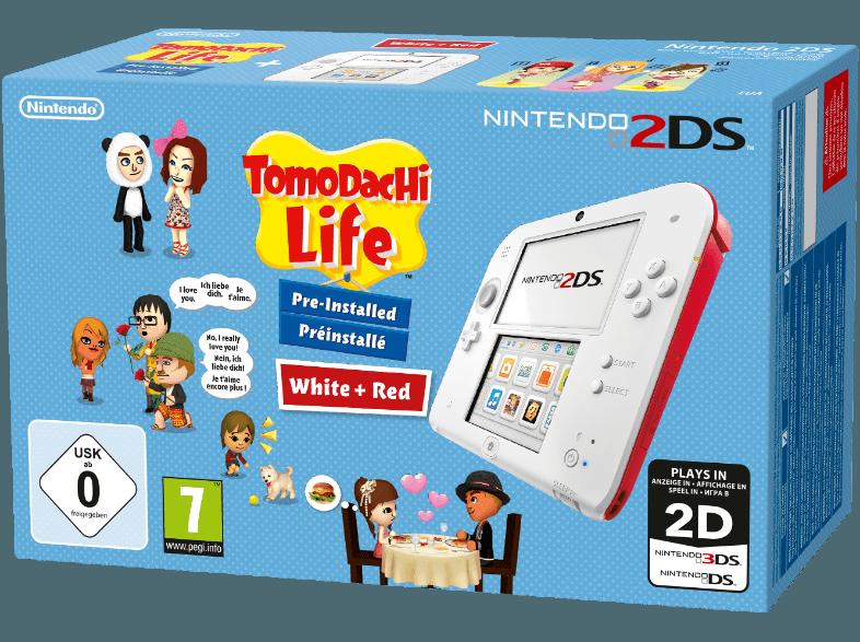 2DS Rot/Weiß   Tomodachi Life