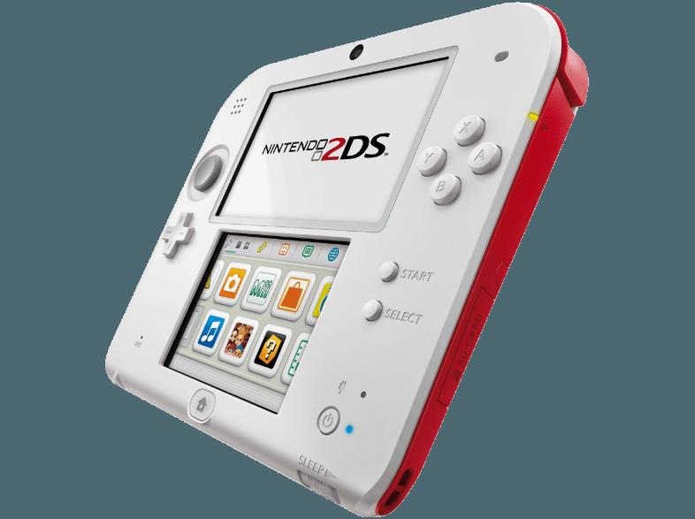 2DS Weiß/Rot   New Super Mario Bros. 2 (Special Edition)