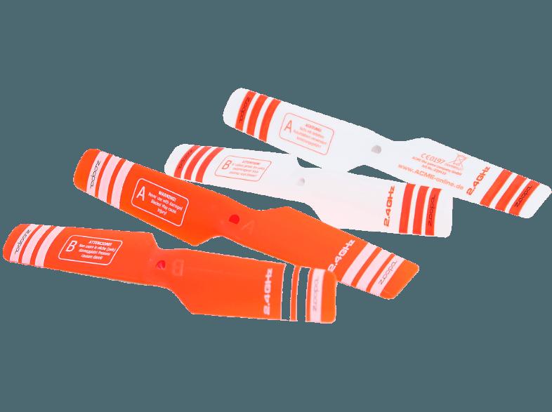 ACME ZQ0410-C Propeller Set Weiß, Orange, ACME, ZQ0410-C, Propeller, Set, Weiß, Orange