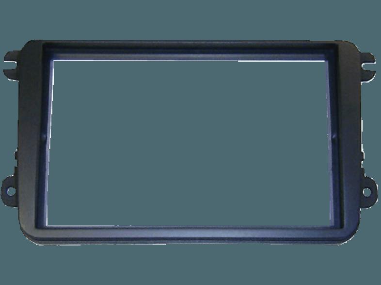 AIV 100918 Doppel-ISO-Einbaublende - Skoda, VW Autoradioeinbaublende