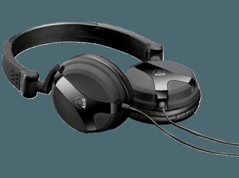 AKG K 518 Kopfhörer Schwarz mit Schwarzen Einsätzen