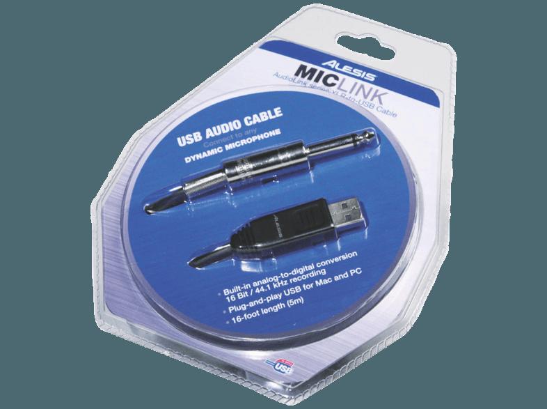 ALESIS Miclink 6.3 mm Klinke-zu-USB Kabel