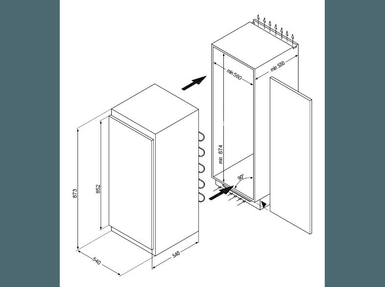 AMICA EVKS 16162 Kühlschrank (120 kWh/Jahr, A , 880 mm hoch, Weiß), AMICA, EVKS, 16162, Kühlschrank, 120, kWh/Jahr, A, 880, mm, hoch, Weiß,