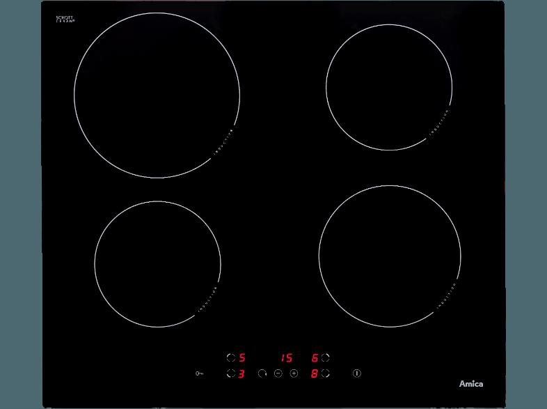 AMICA KMI 13298 C Induktions-Kochfelder (590 mm breit, 4 Kochfelder)