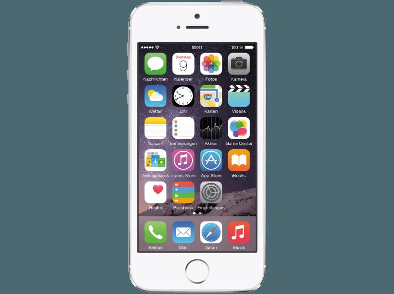 APPLE iPhone 5s 16 GB Silber, APPLE, iPhone, 5s, 16, GB, Silber