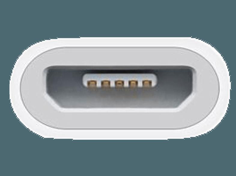 APPLE MD820ZM/A Lightning auf Micro USB Adapter, APPLE, MD820ZM/A, Lightning, Micro, USB, Adapter