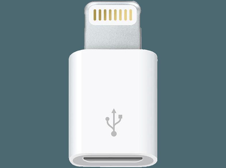 APPLE MD820ZM/A Lightning auf Micro USB Adapter, APPLE, MD820ZM/A, Lightning, Micro, USB, Adapter