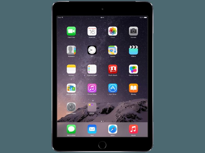 APPLE MGHV2FD/A iPad Mini 3 16 GB  Tablet Grau