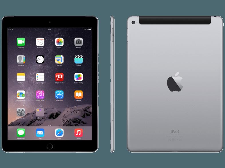 APPLE MGHX2FD/A iPad Air 2 LTE 64 GB LTE Tablet Grau