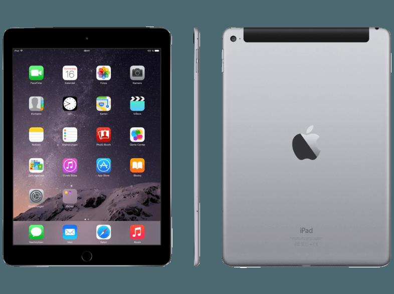 APPLE MGWL2FD/A iPad Air 2 LTE 128 GB LTE Tablet Grau, APPLE, MGWL2FD/A, iPad, Air, 2, LTE, 128, GB, LTE, Tablet, Grau