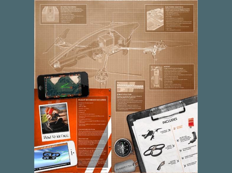 AR. Drone 2.0 GPS Edition Sand