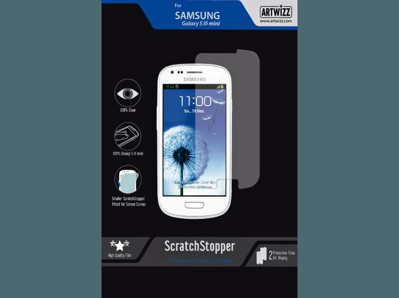 ARTWIZZ 9731-SS-SG-S3M ScratchStopper ScratchStopper Galaxy S3 mini