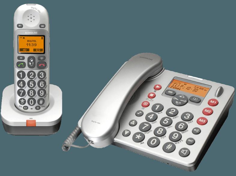 AUDIOLINE BigTel 480 Schnurloses Telefon