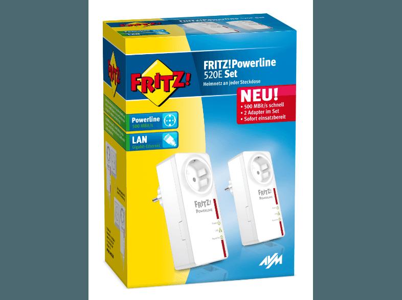 AVM Fritz! Powerline 520E Set Powerline Adapter