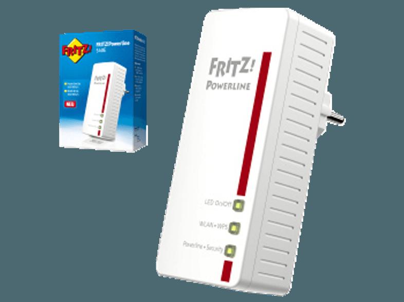 AVM Fritz! Powerline 540E 20002611 Powerline-Adapter, WLAN Access Point