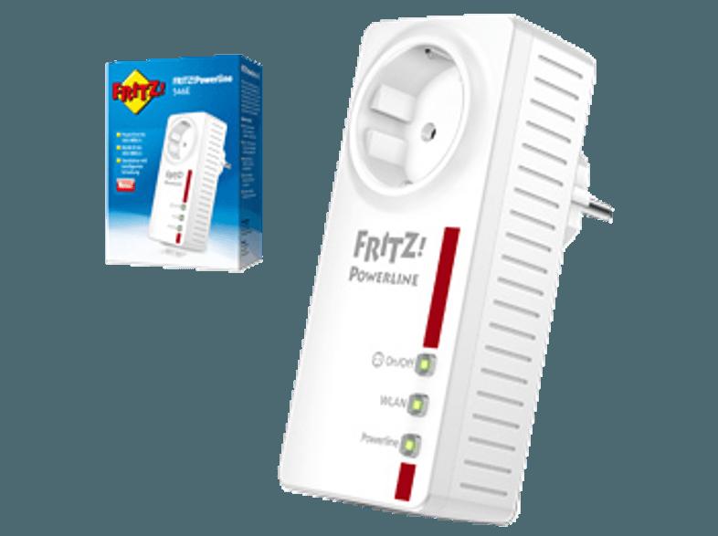 AVM FRITZ!Powerline 546E Powerline-Adapter, WLAN Access Point, AVM, FRITZ!Powerline, 546E, Powerline-Adapter, WLAN, Access, Point