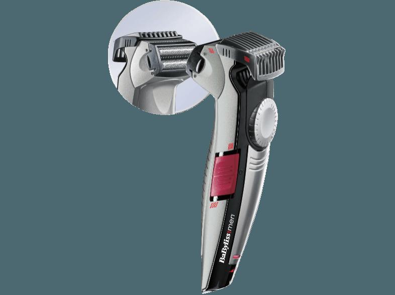 BABYLISS E890E Bartschneider Silber/Grau (Akku-/Netzbetrieb), BABYLISS, E890E, Bartschneider, Silber/Grau, Akku-/Netzbetrieb,