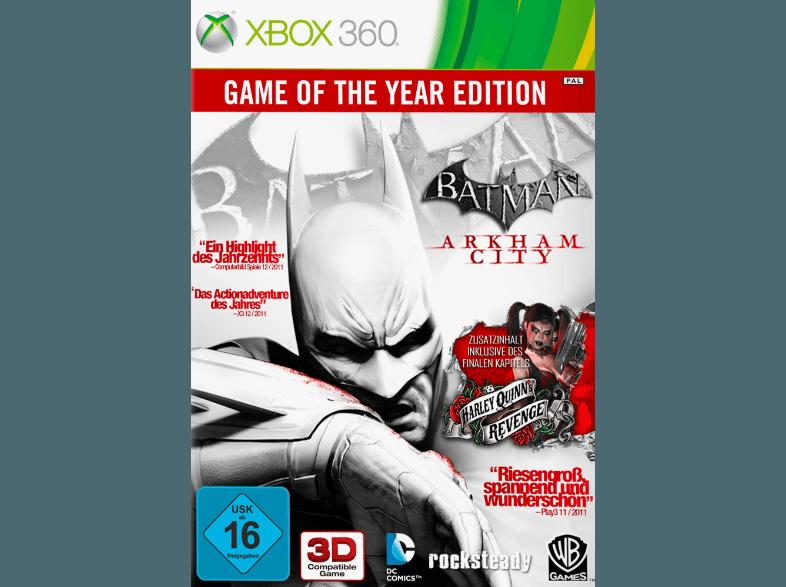 Batman: Arkham City (Game of the Year Edition) [Xbox 360], Batman:, Arkham, City, Game, of, the, Year, Edition, , Xbox, 360,