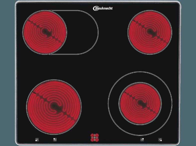 BAUKNECHT HEKO 348 Einbauherdset (Glaskeramik-Kochfeld, A, 60 Liter)