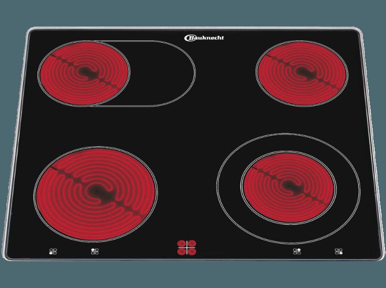 BAUKNECHT HEKO 348 Einbauherdset (Glaskeramik-Kochfeld, A, 60 Liter)