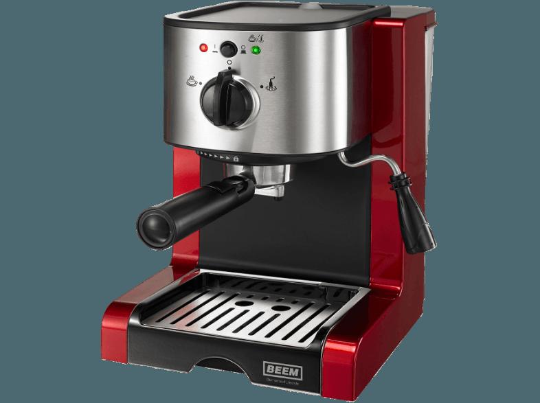 BEEM D2000.615 Espresso Perfect Crema Plus Espressomaschine (, 1.5 Liter, Brilliantrot)